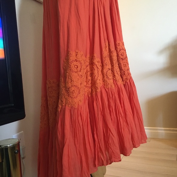 Total Boho! Long full skirt or A-line style dress.  Wears two ways! - Picture 2 of 8